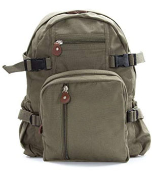Army Canvas Backpack Bag