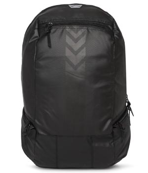 Unisex Black Graphic Backpack